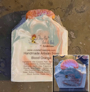 Blood Orange Handmade Artisan Soap -  Cold Process Soap