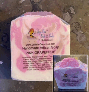 Pink Grapefruit- Handmade Artisan Soap -  Cold Process Soap