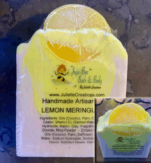 Lemon Meringue Pie Handmade Artisan Soap -  Cold Process Soap