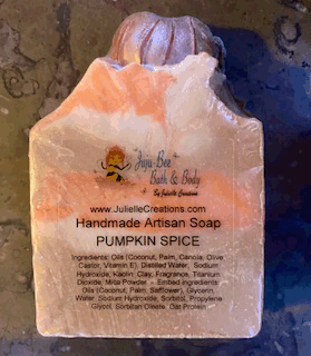 Pumpkin Spice Handmade Artisan Soap -  Cold Process Soap