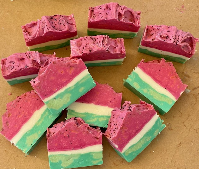 Watermelon Taffy - Handmade Artisan Soap -  Cold Process Soap