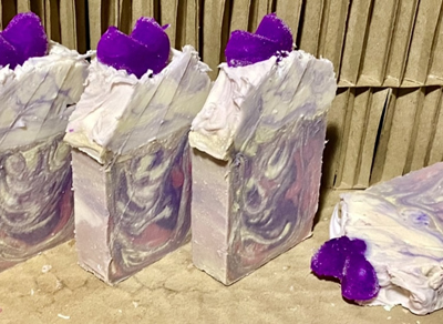 Night Violet Handmade Artisan Soap -  Cold Process Soap